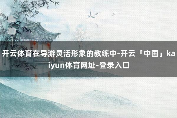 开云体育在导游灵活形象的教练中-开云「中国」kaiyun体育网址-登录入口