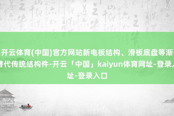 开云体育(中国)官方网站新电板结构、滑板底盘等渐渐替代传统结构件-开云「中国」kaiyun体育网址-登录入口